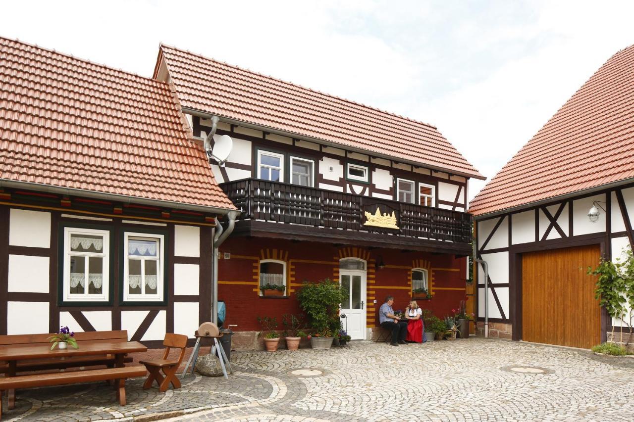 Landhotel Zur Gruenen Kutte Bernshausen Exterior photo